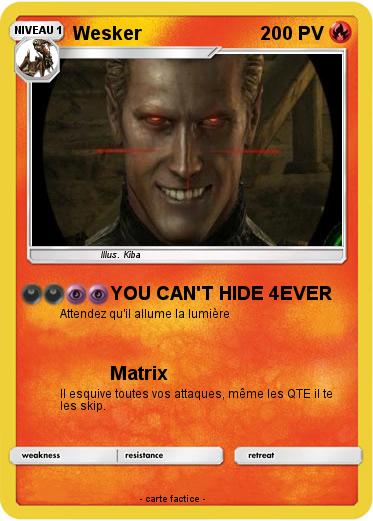 Pokemon Wesker
