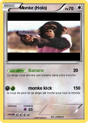 Pokemon Monke (Holo)