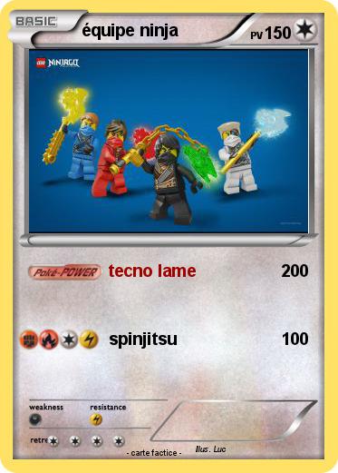 Pokemon équipe ninja