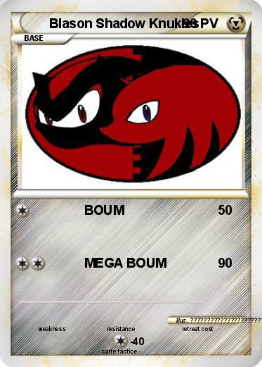 Pokemon Blason Shadow Knukles