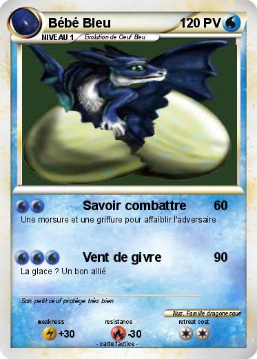 Pokemon Bébé Bleu