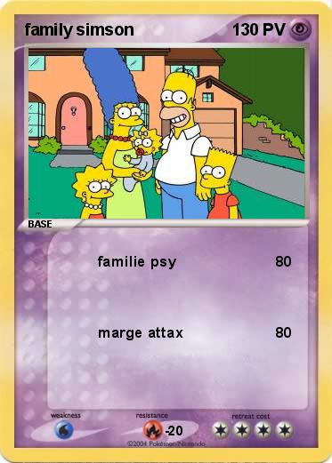 Pokemon family simson 