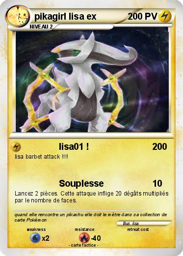 Pokemon pikagirl lisa ex
