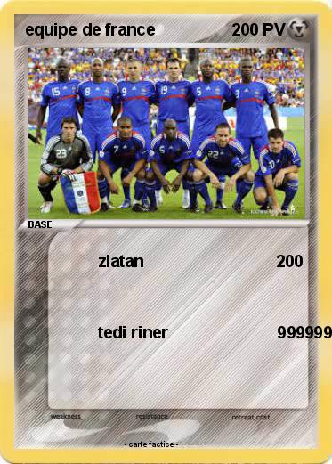 Pokemon equipe de france