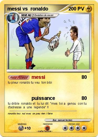 Pokemon messi vs  ronaldo