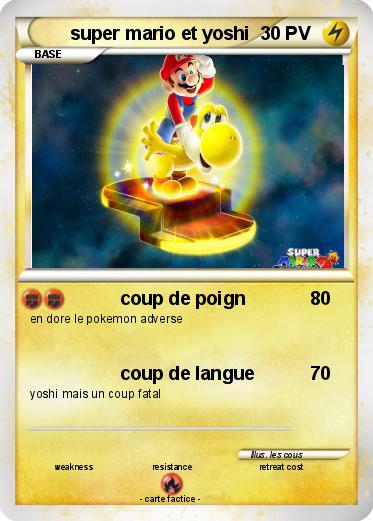 Pokemon super mario et yoshi