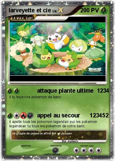 Pokemon larveyette et cie
