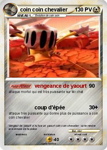 Pokemon coin coin chevalier