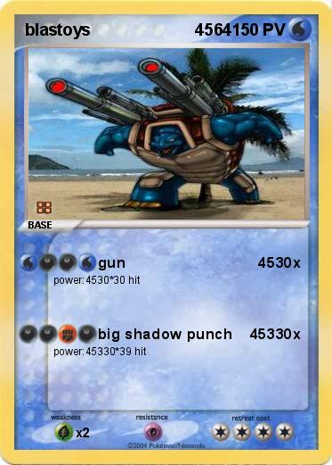 Pokemon blastoys                       4564