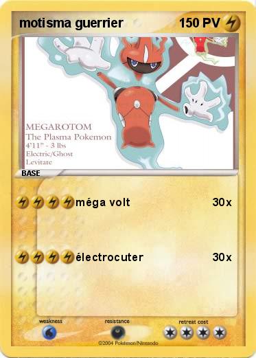 Pokemon motisma guerrier