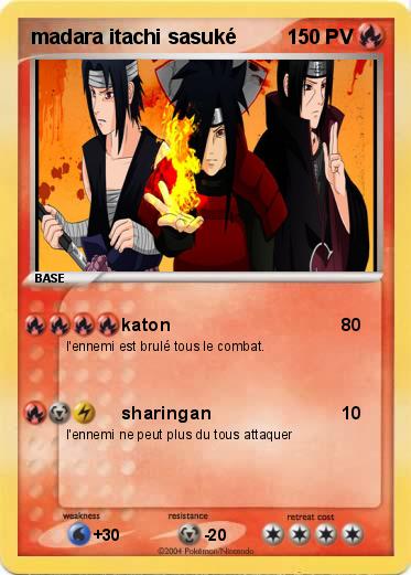 Pokemon madara itachi sasuké