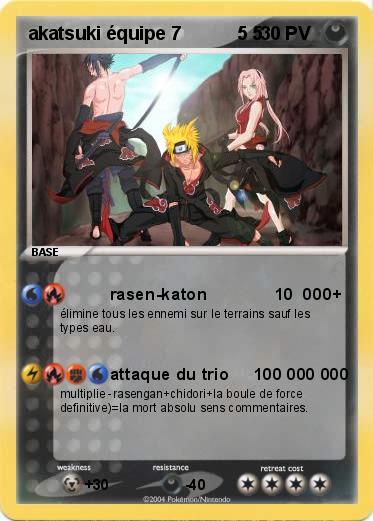 Pokemon akatsuki équipe 7           5 5