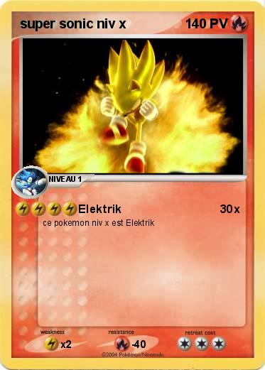 Pokemon super sonic niv x