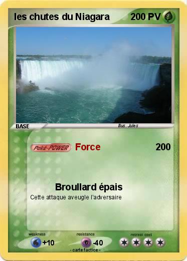Pokemon les chutes du Niagara