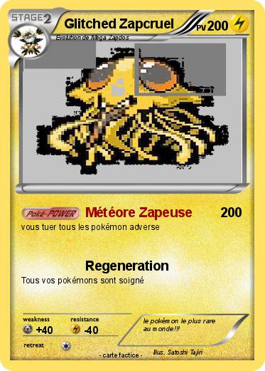 Pokemon Glitched Zapcruel