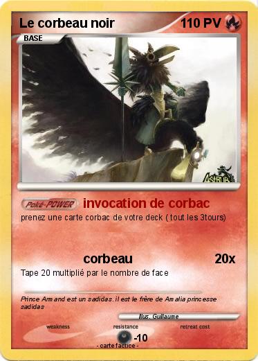 Pokemon Le corbeau noir