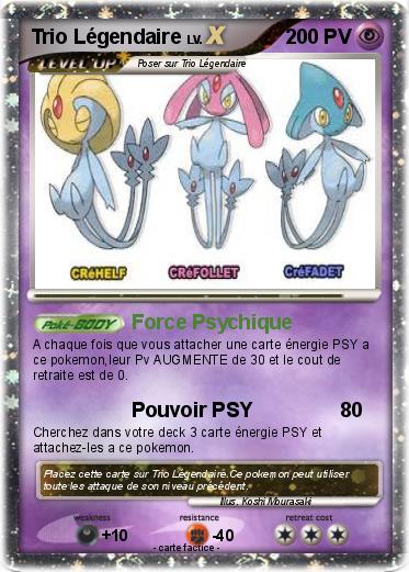Pokemon Trio Légendaire