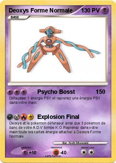 Pokemon Deoxys Forme Normale