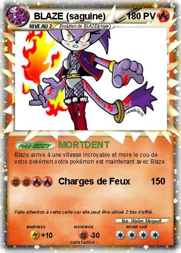 Pokemon BLAZE (saguine)
