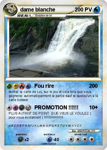 Pokemon dame blanche