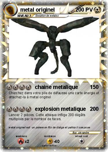 Pokemon metal originel