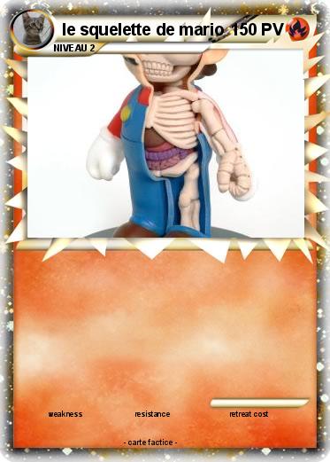 Pokemon le squelette de mario