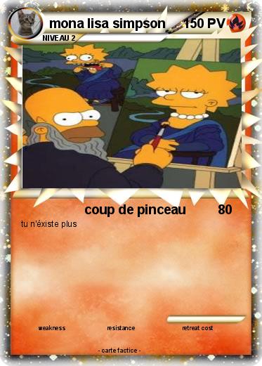 Pokemon mona lisa simpson