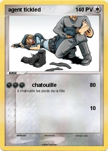 Pokemon agent tickled