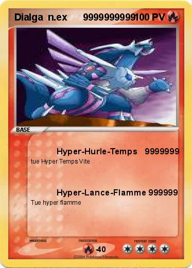 Pokemon Dialga  n.ex      9999999999