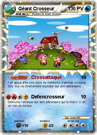 Pokemon Géant Crosseur