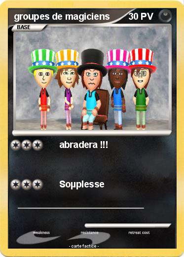 Pokemon groupes de magiciens
