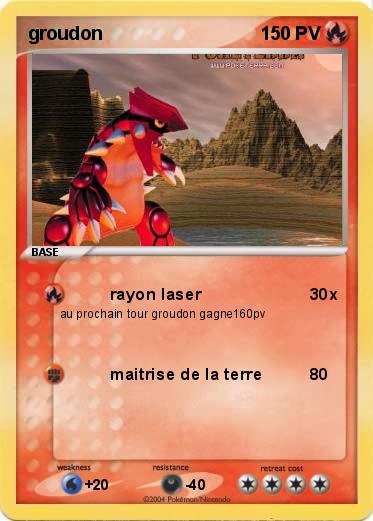 Pokemon groudon