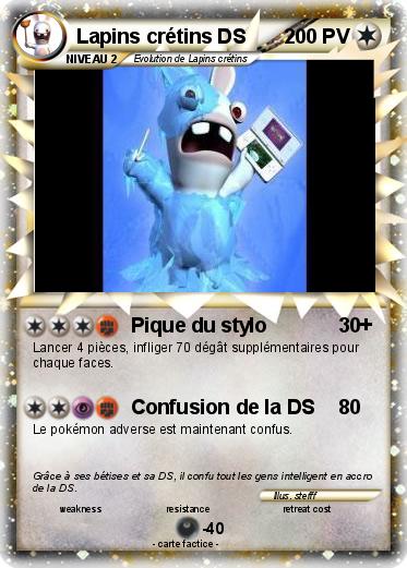 Pokemon Lapins crétins DS