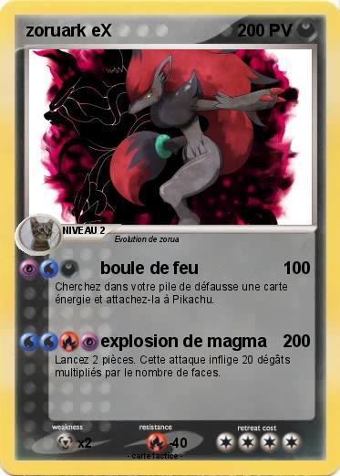 Pokemon zoruark eX
