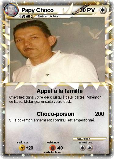 Pokemon Papy Choco