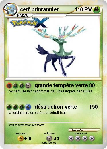 Pokemon cerf printannier