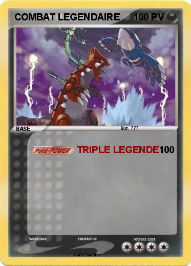 Pokemon COMBAT LEGENDAIRE