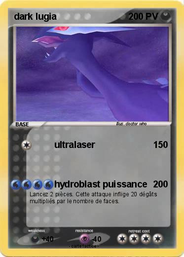 Pokemon dark lugia