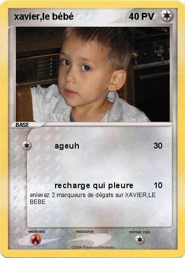 Pokemon xavier,le bébé