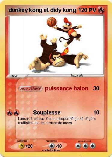 Pokemon donkey kong et didy kong
