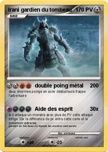 Pokemon Irani gardien du tombeau