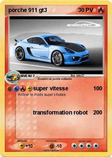 Pokemon porche 911 gt3