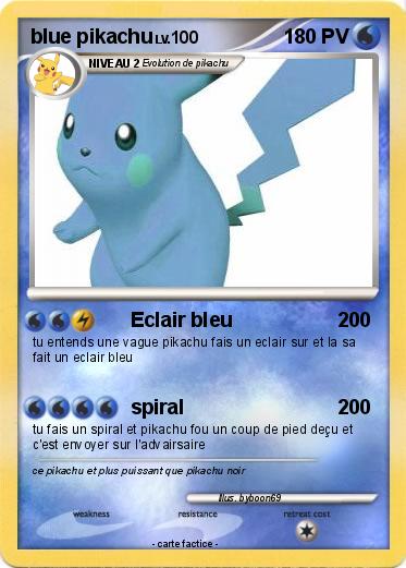 Pokemon blue pikachu