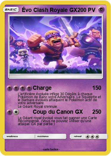 Pokemon Évo Clash Royale GX