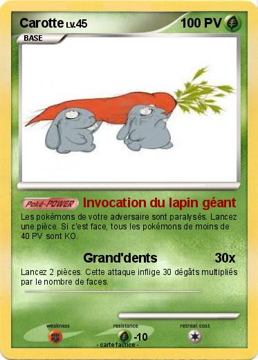 Pokemon Carotte