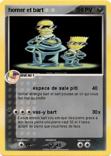 Pokemon homer et bart
