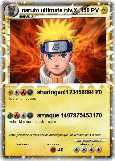 Pokemon naruto ultimate niv.X
