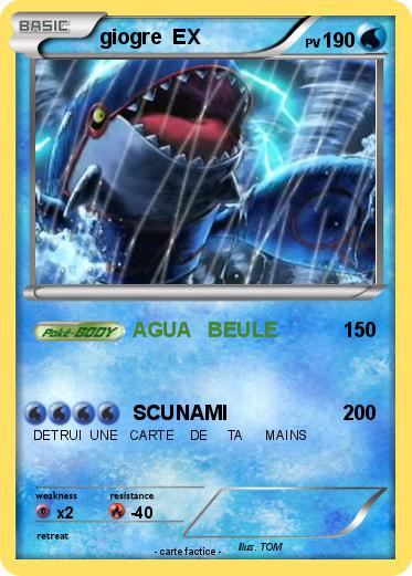 Pokemon giogre  EX