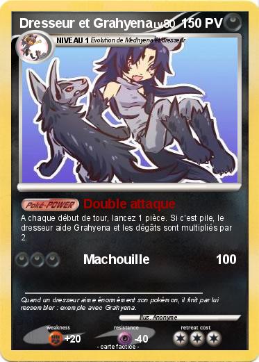 Pokemon Dresseur et Grahyena