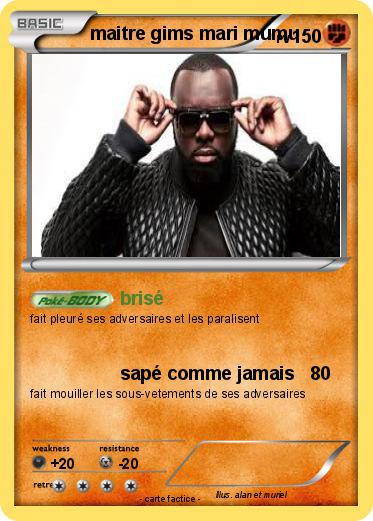 Pokemon maitre gims mari mumu